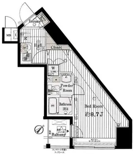 レガスタ東向島【9階】の間取り
