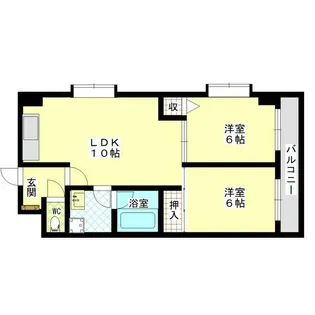 神奈川県横浜市鶴見区東寺尾6【マンション】の間取り