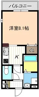 ルイナス【1階】の間取り