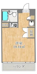 ラ・パイクス6112【2階】の間取り