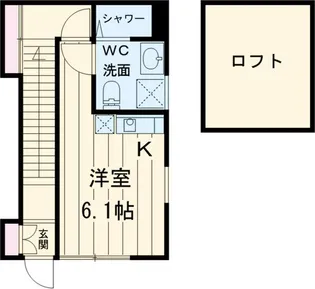 ハウス・デン【2階】の間取り