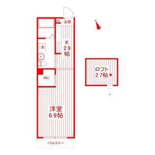 DAIYU31番館【3階】の間取り