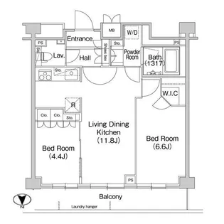 東京都世田谷区池尻4【マンション】の間取り