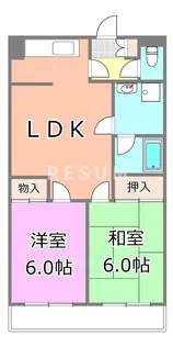 千葉県千葉市中央区都町1【マンション】の間取り