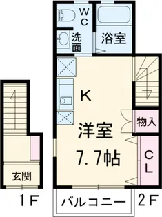 カーナ千住大川町【2階】の間取り