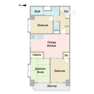 アネックスUTAME【4階】の間取り