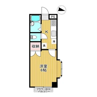 ラ・ポルテ【2階】の間取り