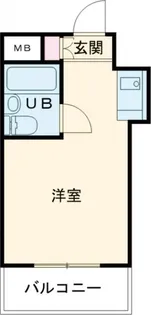 スカイコート千歳烏山【4階】の間取り