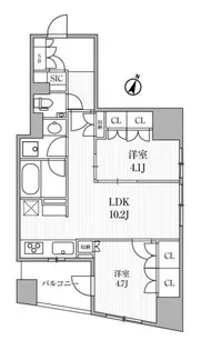東京都千代田区神田多町2【マンション】の間取り