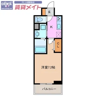 ラフィーネ【6階】の間取り