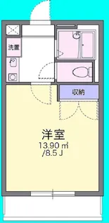 1Kの間取り画像