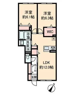 ハイムレトア高田町【1階】の間取り