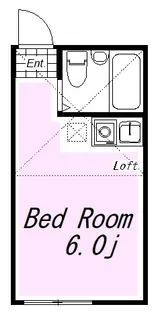 ユナイト初音ミックスナッツ【1階】の間取り