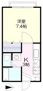 メイプル清水【2階】の間取り