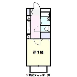 神奈川県川崎市高津区溝口6【アパート】の間取り