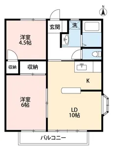 福島県福島市笹谷字出歩【アパート】の間取り