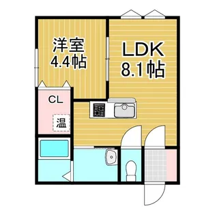 レオーネ・コリーナ【1階】の間取り