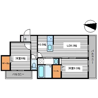 東京都練馬区石神井町8【マンション】の間取り