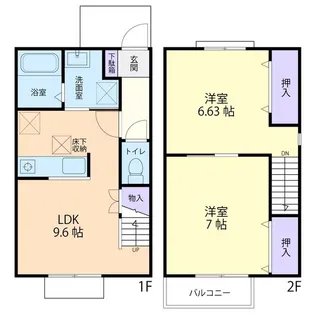 茨城県那珂市竹ノ内1【一戸建】の間取り