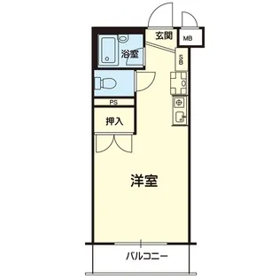 フォルム上通北 206号【2階】の間取り