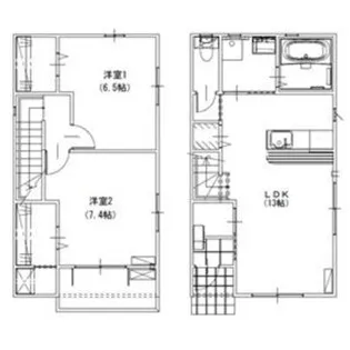 福島県郡山市富久山町久保田字伊賀河原【一戸建】の間取り