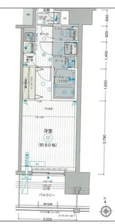 エステムコート東京八王子【7階】の間取り