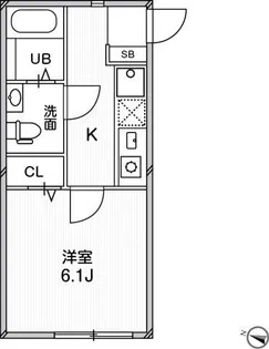 東京都練馬区北町5【アパート】の間取り