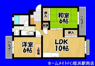 大産原西ビル【2階】の間取り