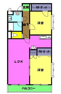 カサベルテ【1階】の間取り