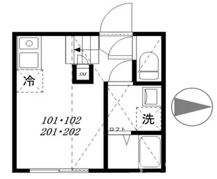 yet鎌倉【1階】の間取り