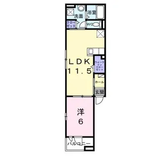 神奈川県小田原市飯泉【アパート】の間取り
