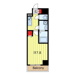 ALTERNA日暮里【6階】の間取り