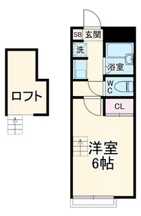 エトワール生田【2階】の間取り