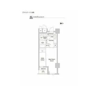 プライムアーバン池袋【9階】の間取り