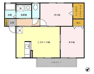カーサベルデ B【2階】の間取り