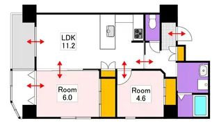 Side-I(サイドアイ)【7階】の間取り
