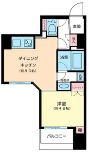 アプレシティ日本橋小伝馬町【6階】の間取り