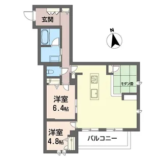 ウィズプラス大船【2階】の間取り