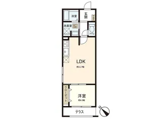 MOCXION成田町【2階】の間取り