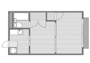 タイニーフローラ【3階】の間取り