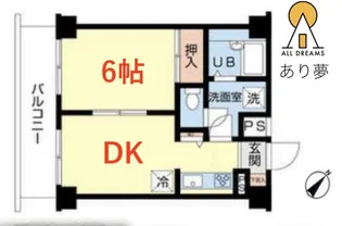 ロータリーライフ石川町【9階】の間取り