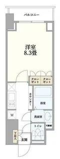 TOPAZ町田【4階】の間取り