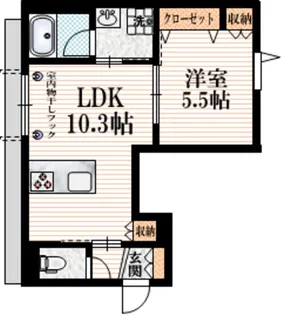 AS Residence 砧【1階】の間取り