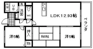 ア・コテ・ドゥ・シャトーさくら【3階】の間取り