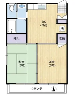 ハイム・ケイ・アイ【1階】の間取り