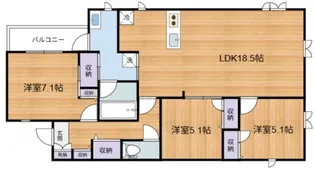 凛樹【3階】の間取り
