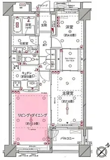 ピアース東京インプレイス【3階】の間取り