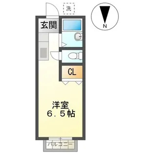 サーキット前ハイツII【1階】の間取り