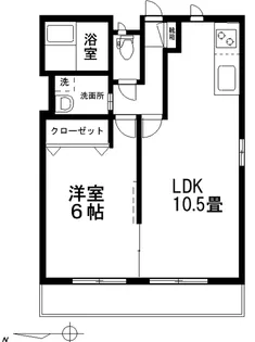 グランシャリオ【2階】の間取り