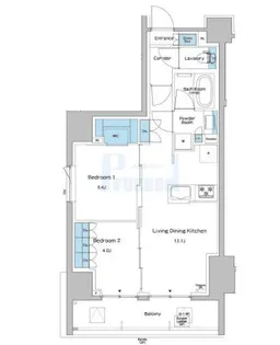 ルフォンプログレ志村坂上【6階】の間取り